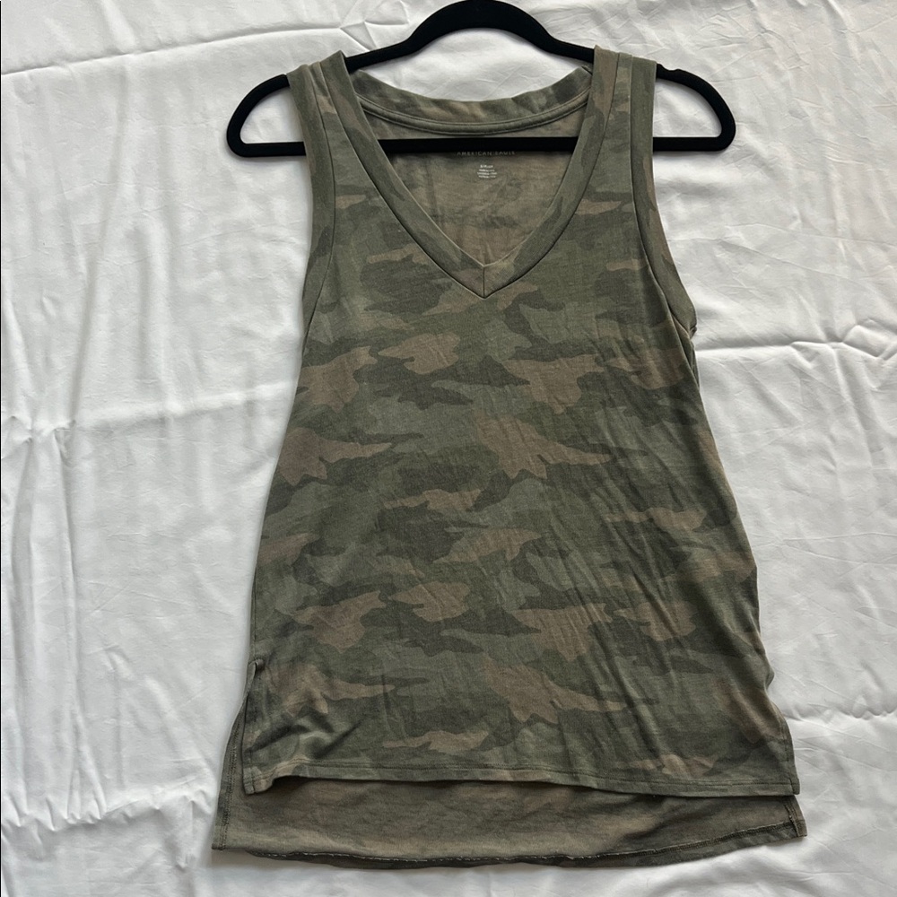 American Eagle Outfitters Camo Tank Top